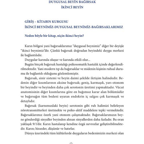 Duygusal Beyin: Bağırsak - Hüseyin Nazlıkul