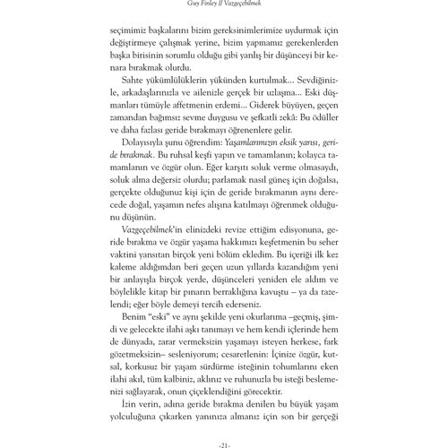 Vazgeçebilmek - Guy Finley