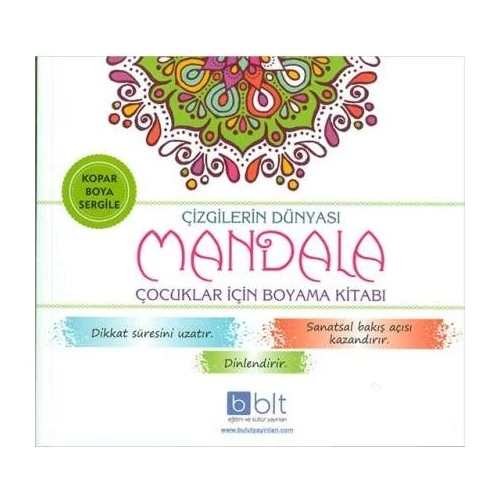 Çizgilerin Dünyası Mandala Çocuklar İçin Boyama Kitabı