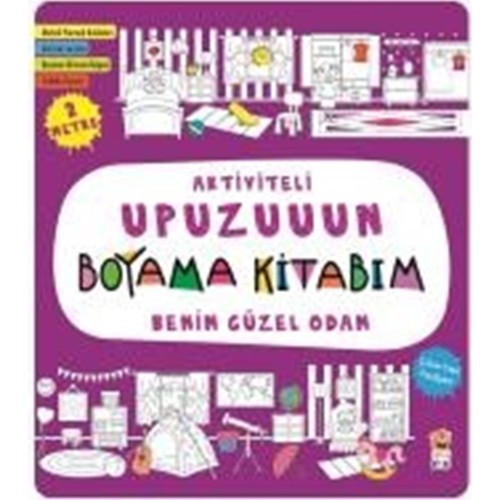 Aktiviteli Upuzuuun Boyama Kitabım :Benim Güzel Odam - Asiye Aslı Aslaner