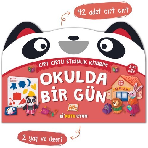 Cırt Cırtlı Etkinlik Kitabım - Okulda Bir Gün (2+ Yaş)