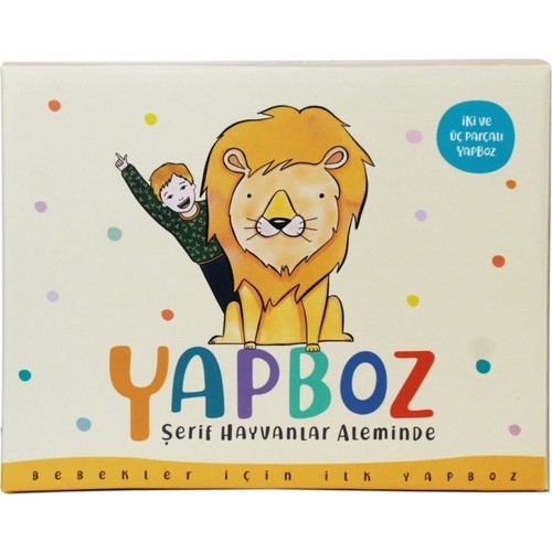 Şerif Hayvanlar Aleminde Bebekler İçin İlk Yapboz