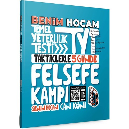 Benim Hocam Yayınları  2024 TYT Taktiklerle 5 Günde Felsefe Kampı