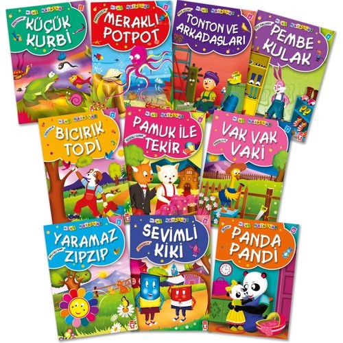 Mini Masallar Seti 1 (10 Kitap) - Müjgan Şeyhi