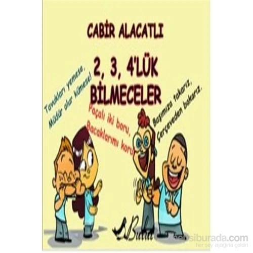 2-3-4 Lük Bilmeceler-Cabir Alacatlı