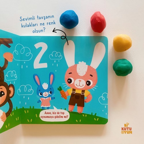 İlk Oyun Hamuru Kitabım – Sayılar (Oyun Hamuru Hediyeli) - Nagehan Pehlivan