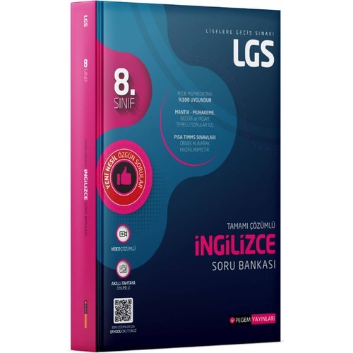 Pegem Akademi Yayıncılık LGS İngilizce Tamamı Çözümlü Soru Bankası