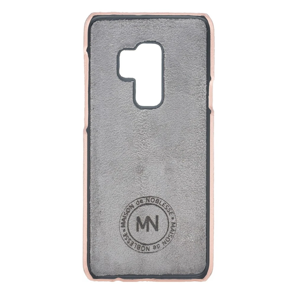 Maison de Noblesse Ultimate Jacket Deri Arka Kapak Samsung S9 Plus ERC5 Pembe