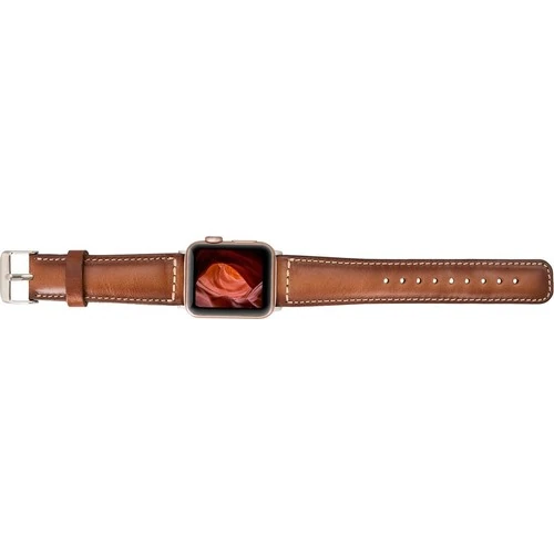 PLM Apple Watch Deri Kordon Sen 38-40MM RST2EF Taba