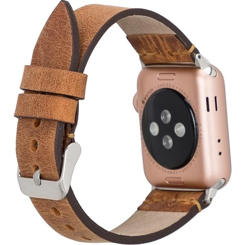 PLM Apple Watch Deri Kordon Ba7 42-44MM G19 Taba