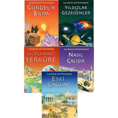 +7 Yaş İlk Bilim Kütüphanem 5’li Kitap Seti