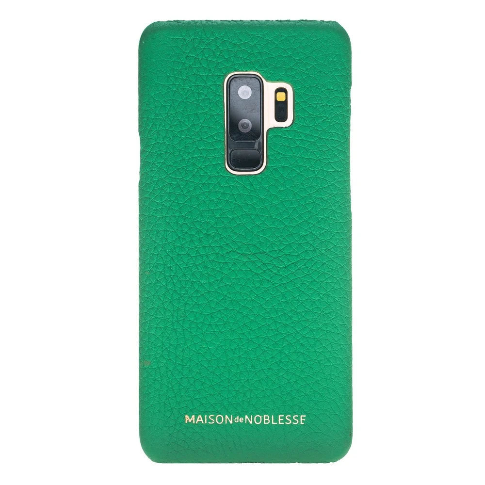 Maison de Noblesse Ultimate Jacket Deri Arka Kapak Samsung S9 Plus ERC4 Yeşil