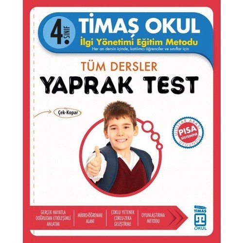 4. Sınıf Tüm Dersler Yaprak Test