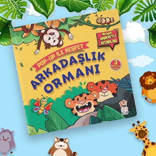 Arkadaşlık Ormanı / Popup İle Keşfet (Hikayeli Hareketli Kitaplar) - M.Sacide Kafalı