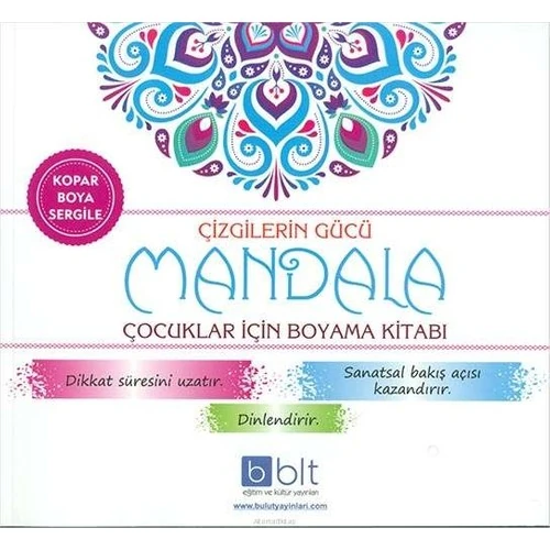 Çizgilerin Gücü Çocuklar İçin Mandala Boyama Kitabı