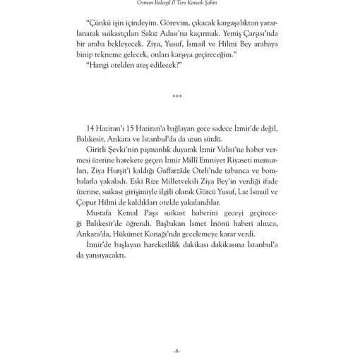 Ters Kanatlı Şahin - Osman Balcıgil