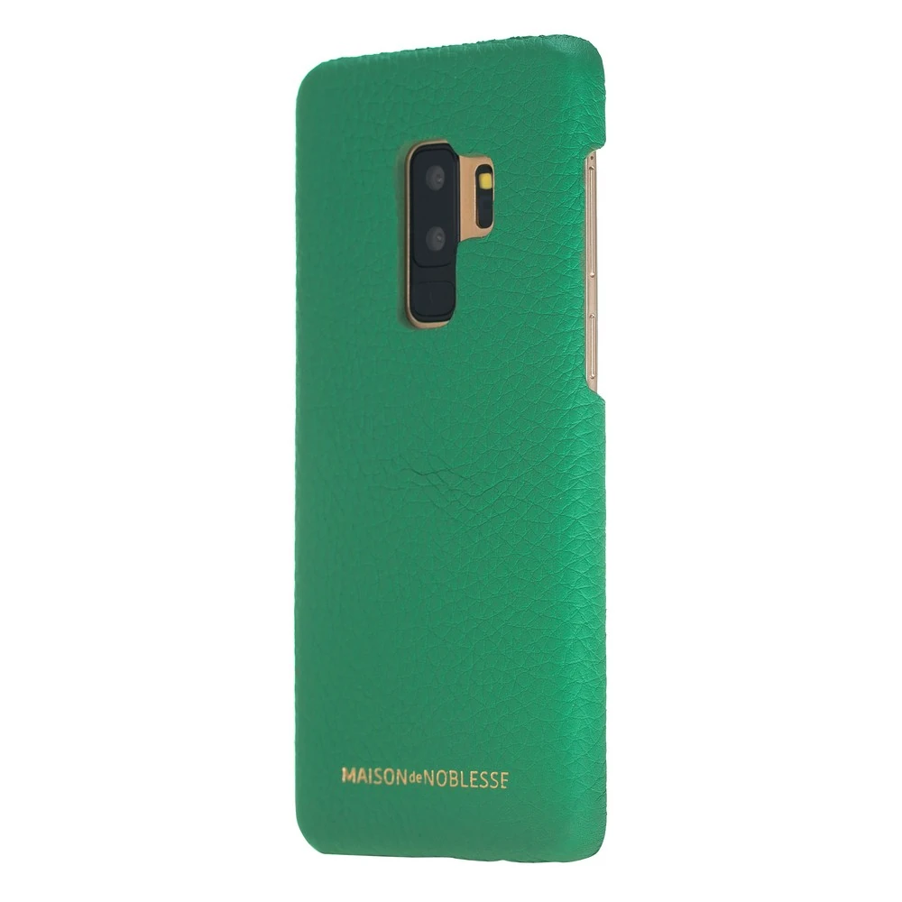 Maison de Noblesse Ultimate Jacket Deri Arka Kapak Samsung S9 Plus ERC4 Yeşil