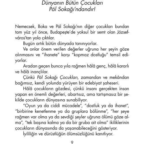 Pal Sokağı Çocukları (Küçük Boy) - Ferenc Molnar
