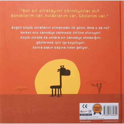 Ben Sandalye Değilim (Ciltli) - (Organik Kitap) - Ross Burach