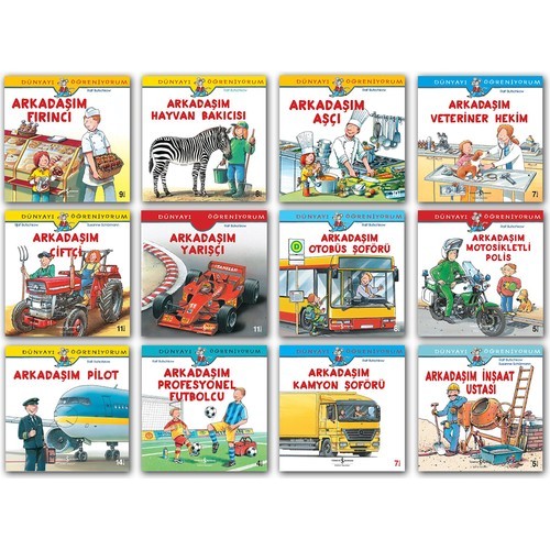 Dünyayı Öğreniyorum Ilk Okuma Kitaplarım 12 Kitap Set 1 - Iş Bankası Kültür Yayınları