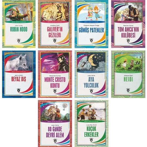 7-12 Yaş Dünya Çocuk Klasikleri 10´lu Set 5