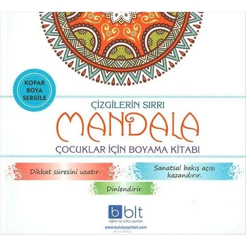Çizgilerin Sırrı Çocuklar İçin Mandala Boyama Kitabı