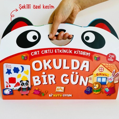 Cırt Cırtlı Etkinlik Kitabım - Okulda Bir Gün (2+ Yaş)