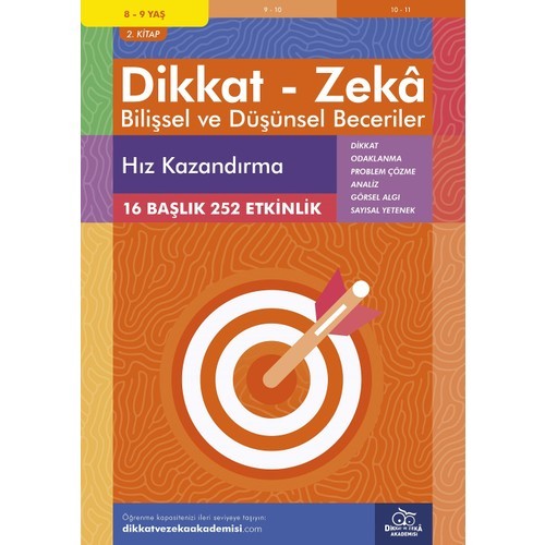 Hız Kazandırma (8 - 9 Yaş 2. Kitap, 252 Etkinlik) / Dikkat – Zekâ & Bilişsel ve Düşünsel Beceriler - Alison Primrose