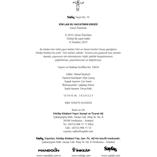 Kim Lan Hayatımın Erkeği-Deniz Özturhan