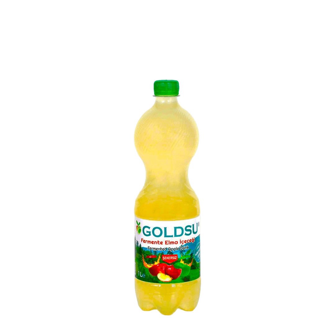 Goldsu Doğal Fermente Elma İçeceği 1 Lt