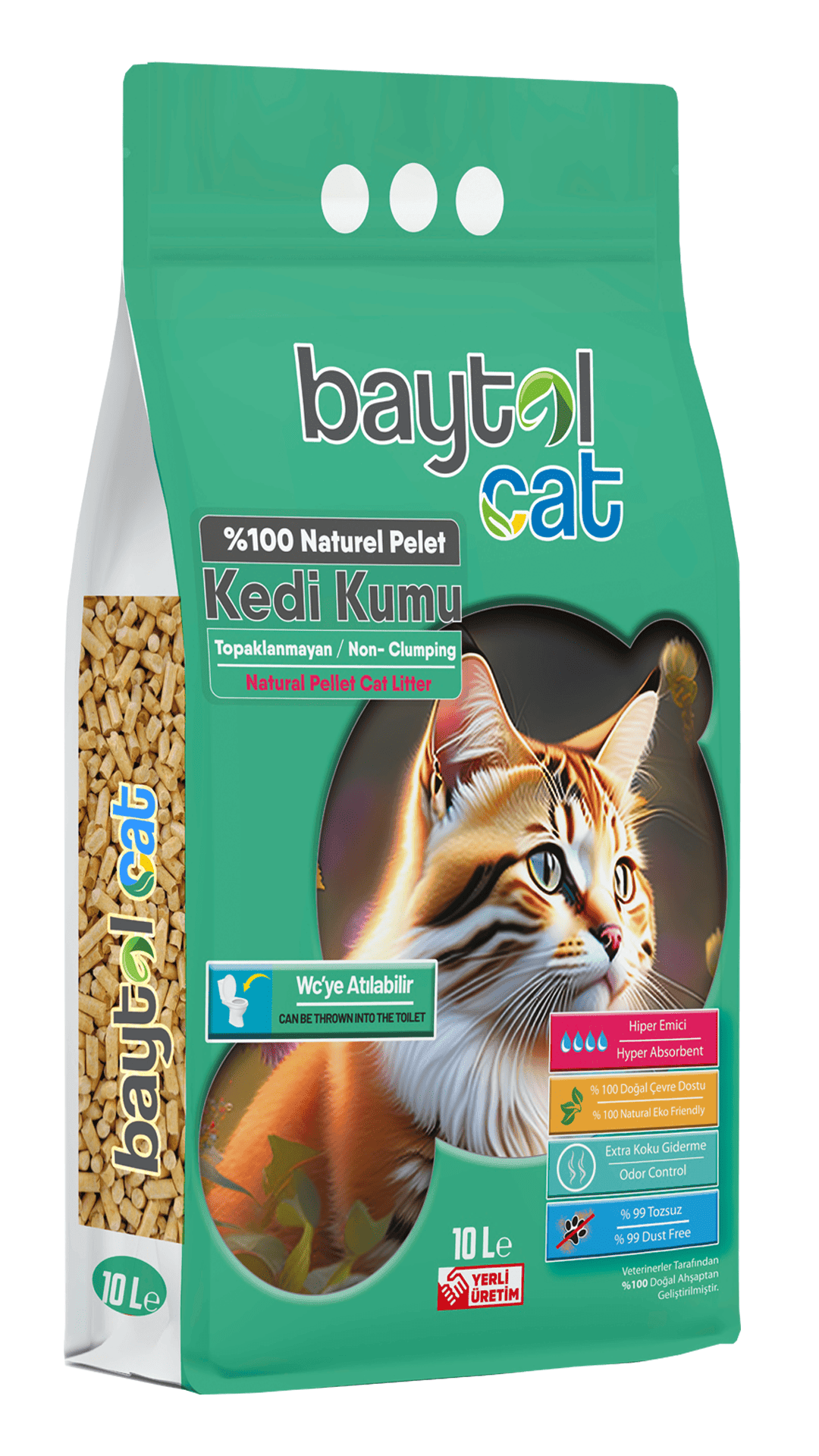 Baytol Cat Çam Peleti Kedi kumu 10 LT