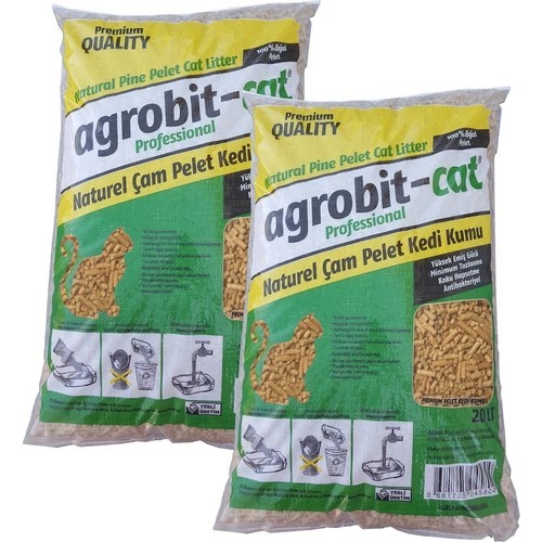 Agrobit Cat Kedi Kumu Çam Pelet 2 x 20 lt 6601-08