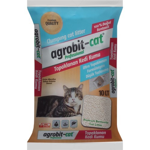 Agrobit Cat Marsilya Sabunu Kedi Kumu Doğal Bentonit İnce Taneli 10 Lt  6602-07