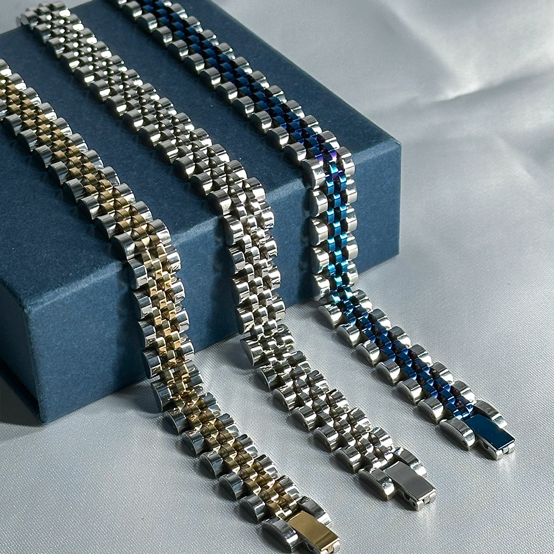 Kordon Model Bileklik 10mm Paslanmaz Çelik