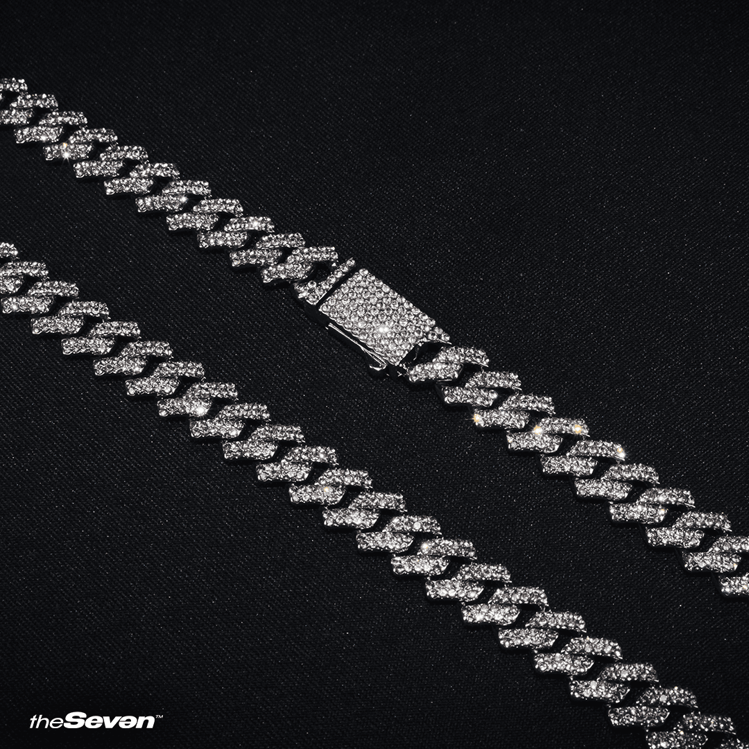 Iced Out 50cm Prong Chain Kolye
