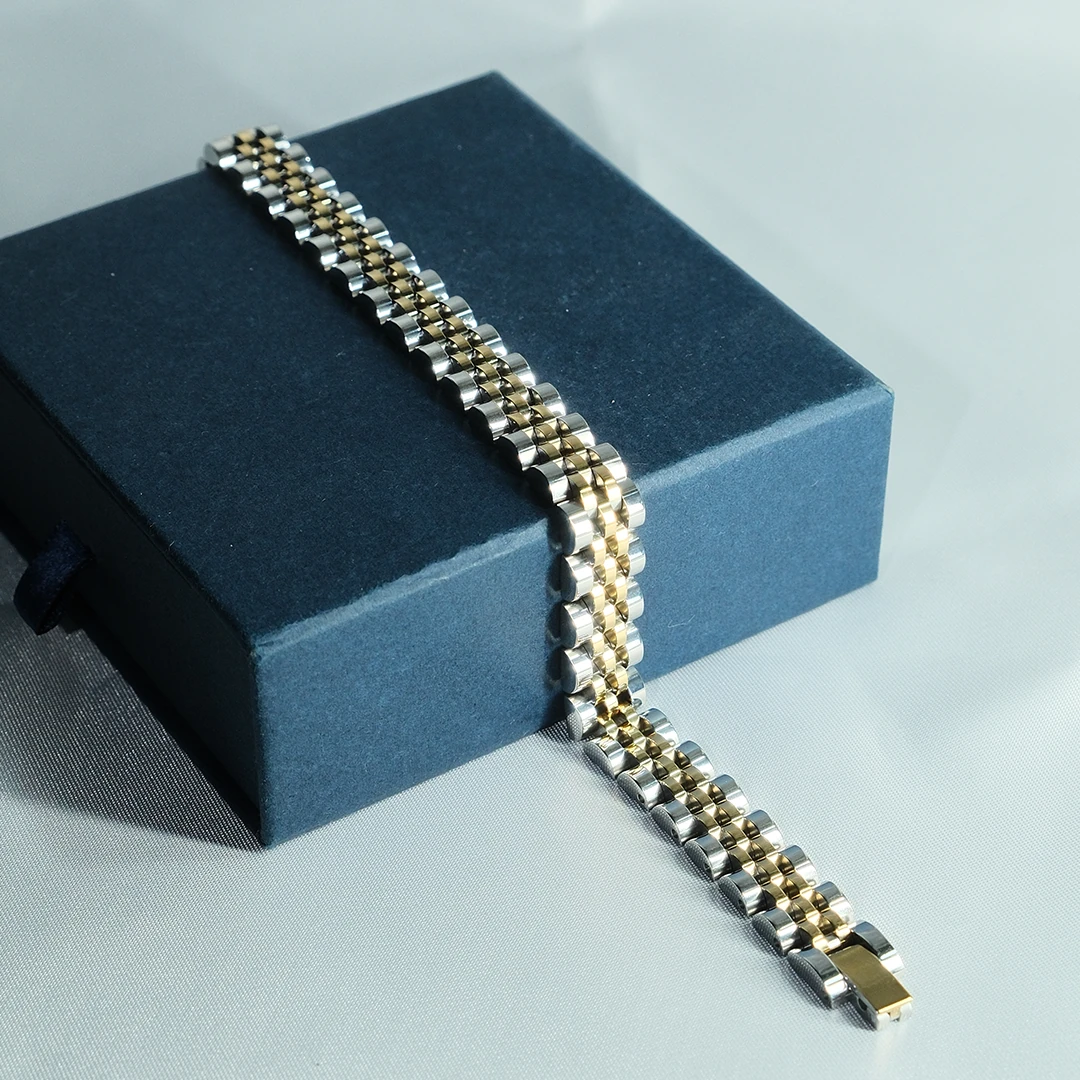 Kordon Model Bileklik 10mm Paslanmaz Çelik