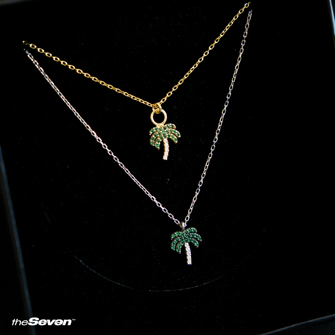 Palmiye Kolye 925 Ayar Gümüş