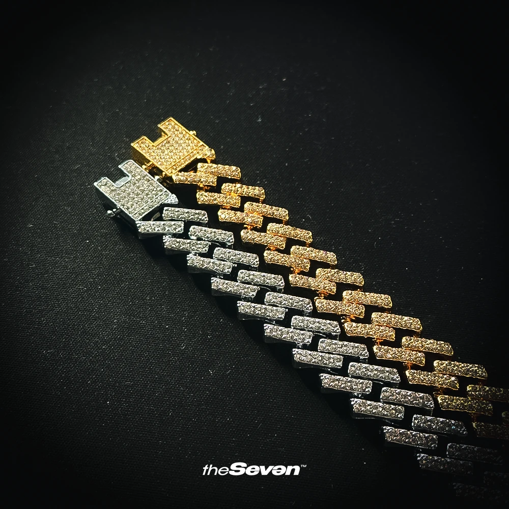 Iced Out 15mm Fat Chain Bileklik