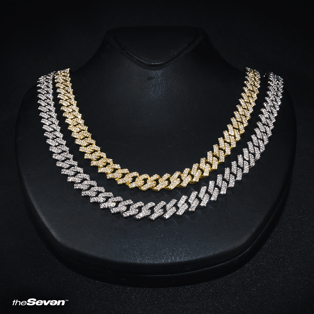 Iced Out 50cm Prong Chain Kolye