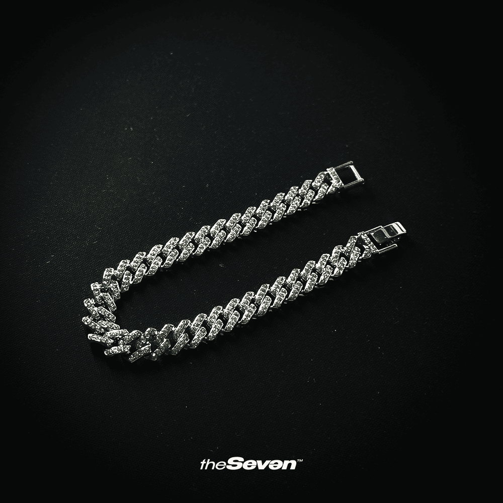Iced Out 10mm Prong Chain Bileklik