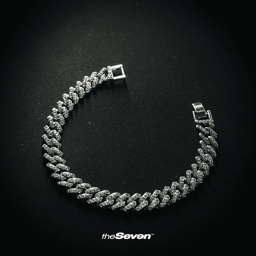 Iced Out 10mm Prong Chain Bileklik