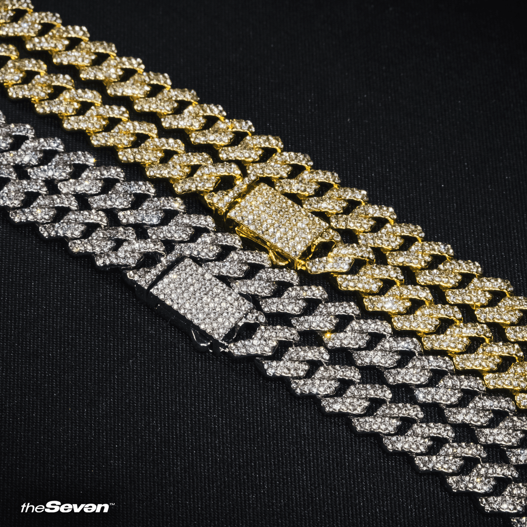 Iced Out 50cm Prong Chain Kolye