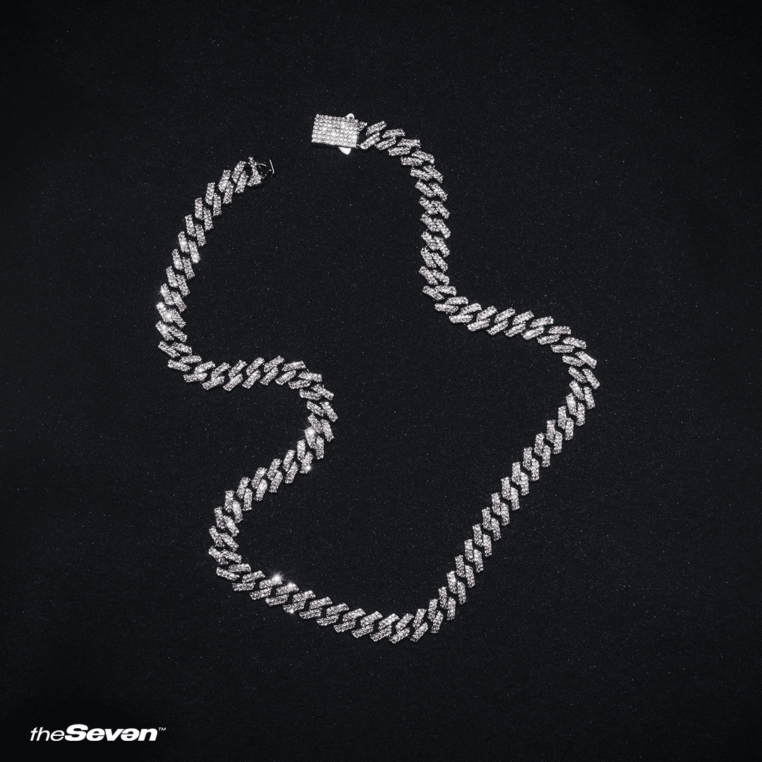 Iced Out 50cm Prong Chain Kolye
