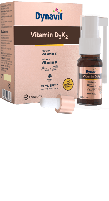 Eczacıbaşı Dynavit Vitamin D3K2 Takviye Edici Gıda Sprey 10 ML