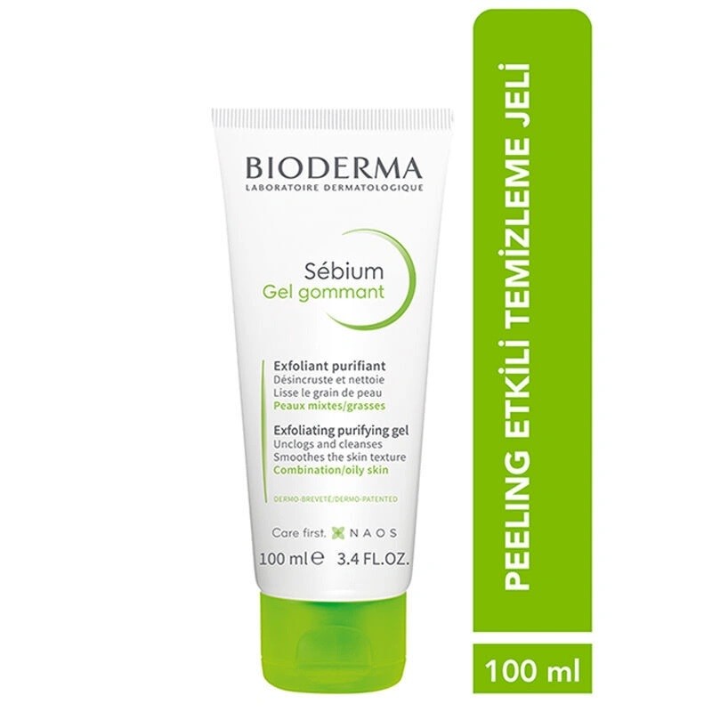 Bioderma Sebium Exfoliating Karma Ve Yağlı Ciltler Için Peeling Temizleme Jeli 100 ml