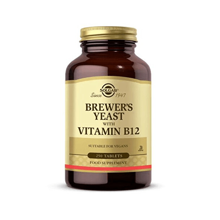 Solgar Brewers Yeast with Vitamin B 12 250 Tablet