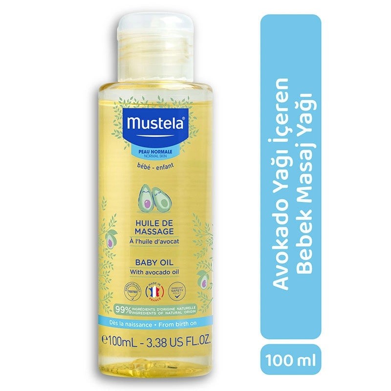 Mustela Bebek Bakım Masaj Yağı 100ml