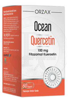 Orzax Ocean Quercetin İçeren Takviye Edici Gıda 100 mg 60 Kapsül