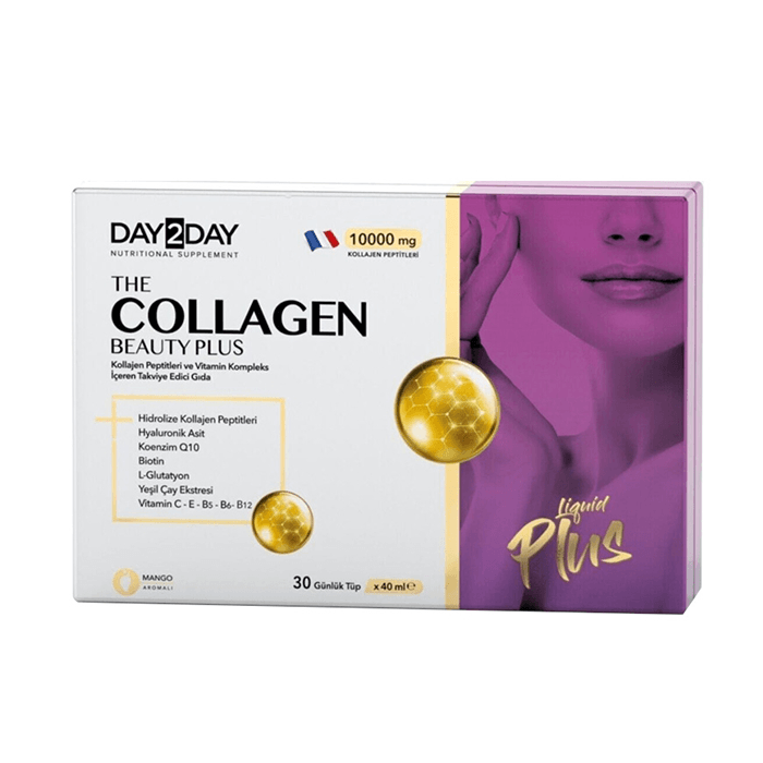 Day2Day The Collagen Beauty Plus 30 Tüp x 40 ML Liquid Plus Mango Aromalı