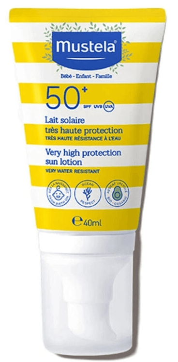 Mustela SPF 50+ Çok Yüksek Koruma Faktörlü Güneş Losyonu 40 ml